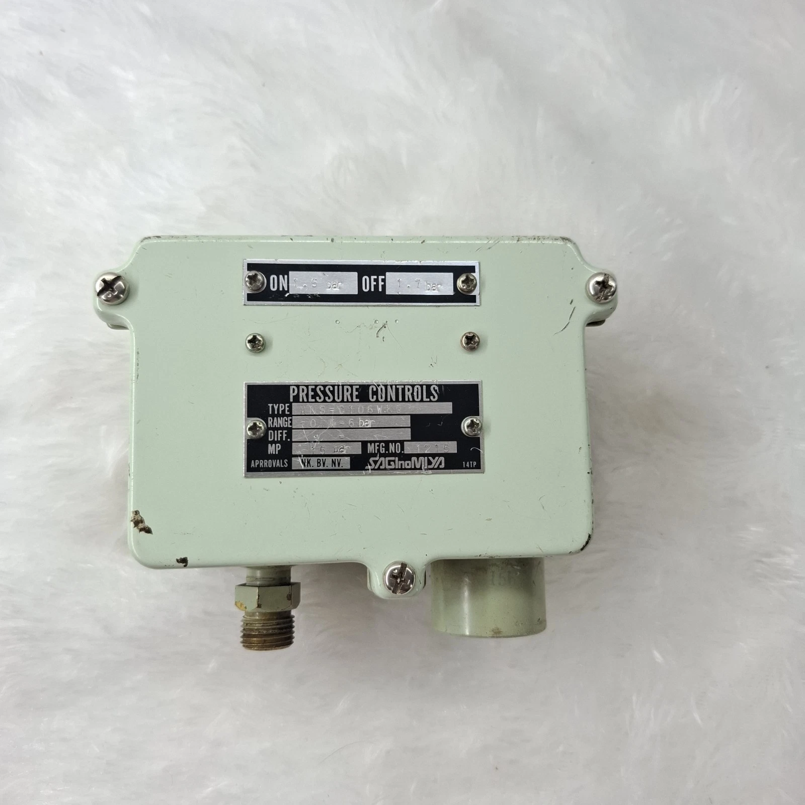 SAGINOMIYA ANS-C106WK0 PRESSURE CONTROLS